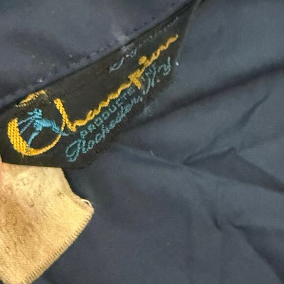 Vintage 60s Champion Tomahawk Navy Blue Jacket Adult Small - Picture 2 of 4